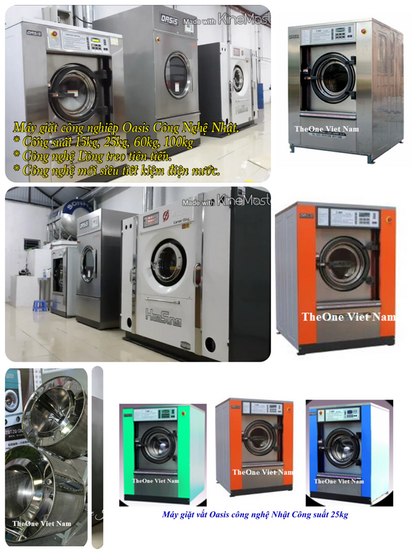 Mô hình giặt công nghiệp sử dụng máy giặt công nghệ Nhật Bản